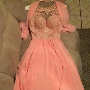 Must Go!!!! Light Pink Prom Dress